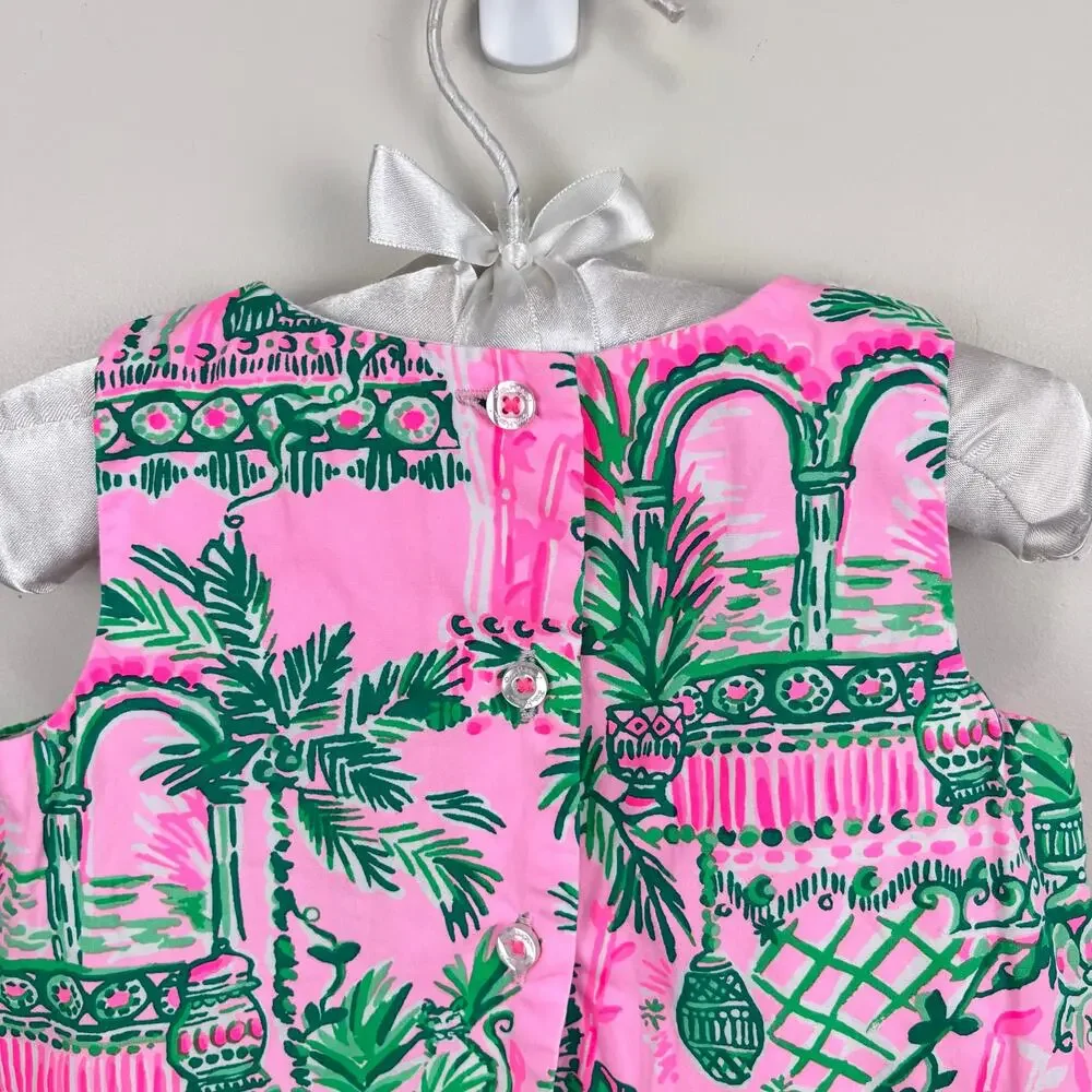 Lilly Pulitzer Infant Shift Dress Mandevilla Baby Always Worth It 6-12 Months